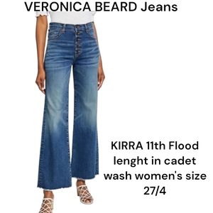 Veronica beard jeans KIRRA 11th Flood length in cadet wash women's size 27 / 4
